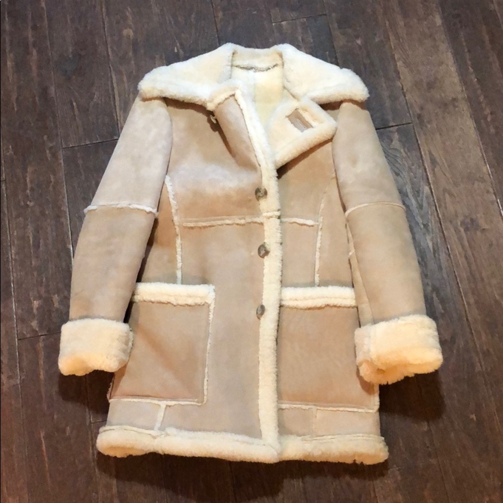 Vintage hand-made sheerling coat